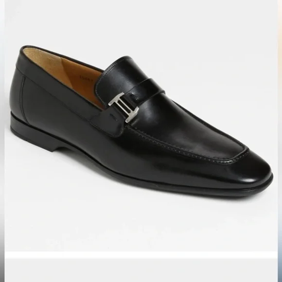 Magnanni | Shoes | Magnanni Black Linoloafers Size5 M | Poshmark display picture 1
